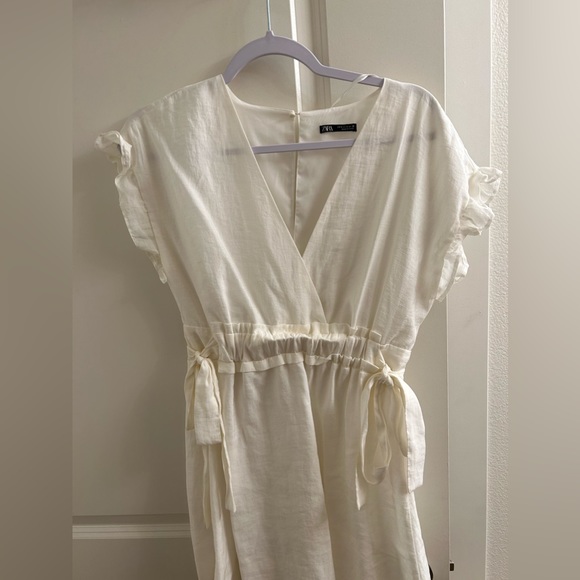 Zara Dresses Zara Cream Summer Dress Poshmark